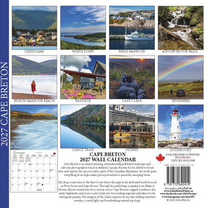 2027 Cape Breton Large Wall Calendar