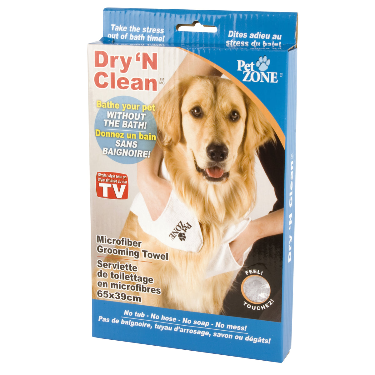Jack & Dixie Dry 'N Clean Microfiber Pet Cleaning Towel