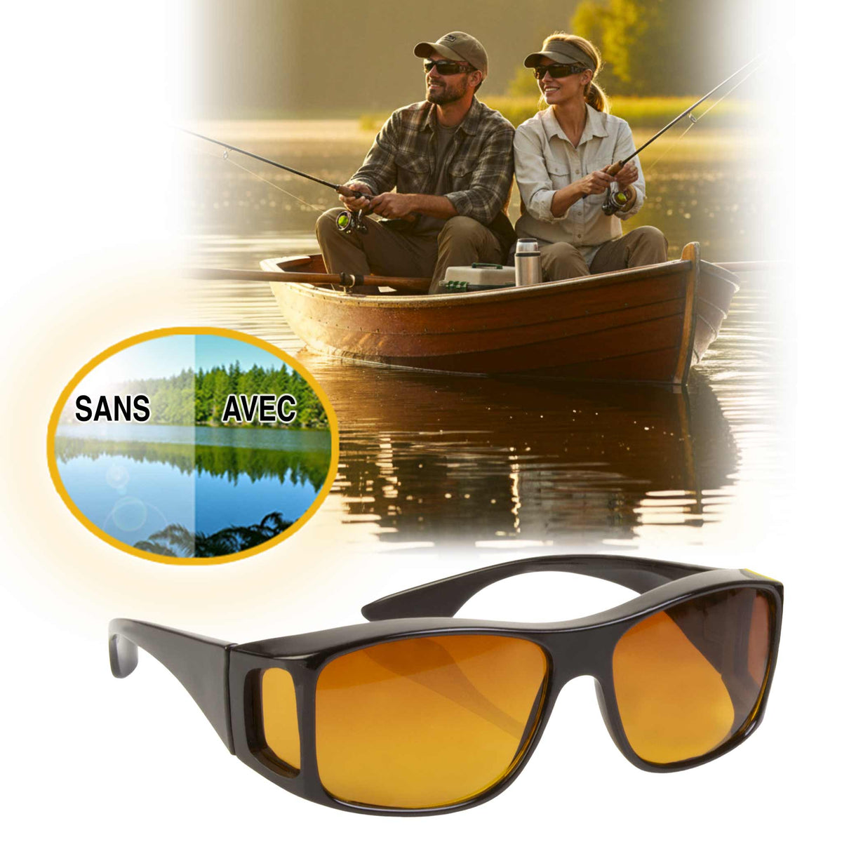 ClearVision HD Day & Night Glasses Combo Pack 
