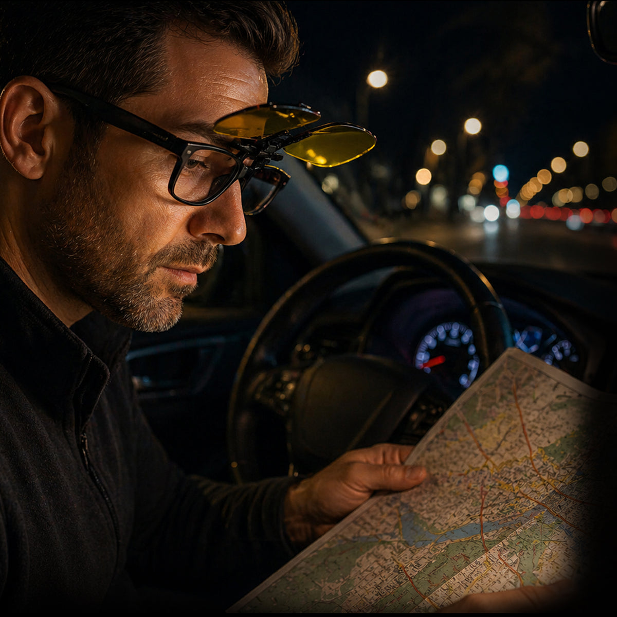 Sun Optics Night Driving Glasses - Clip-On