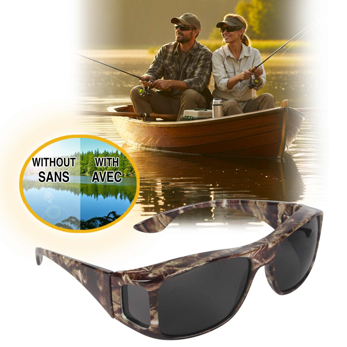 CAMO Fit-Over Sunglasses – UV Protection