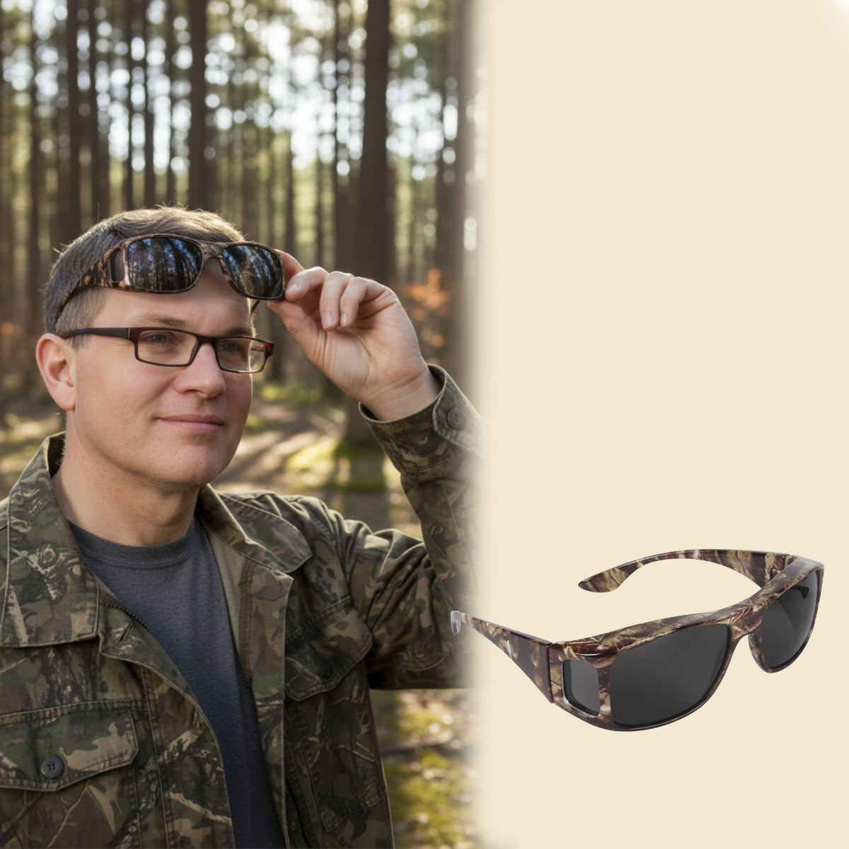 CAMO Fit-Over Sunglasses – UV Protection