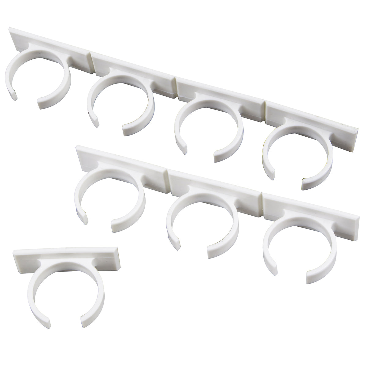 Stick N Clip Peel & Stick Bottle Organizer – 24 Clips - N62135