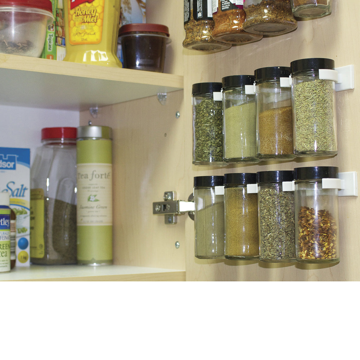 Stick N Clip Peel & Stick Bottle Organizer – 24 Clips - N62135