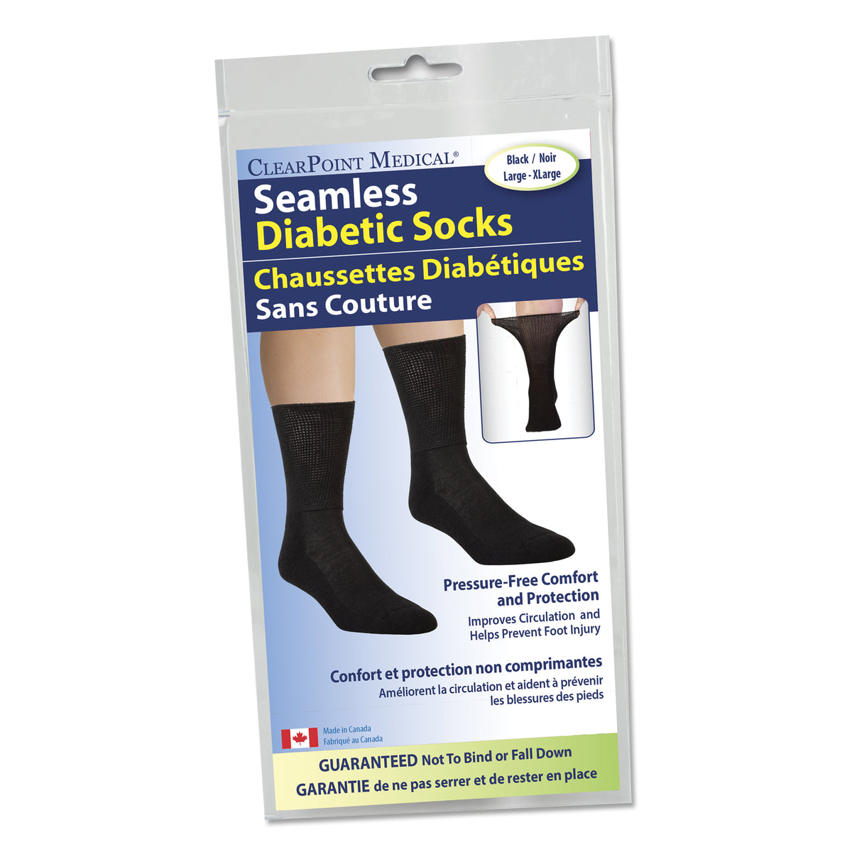 0327 Pressure-Free Seamless Unisex Diabetic Socks