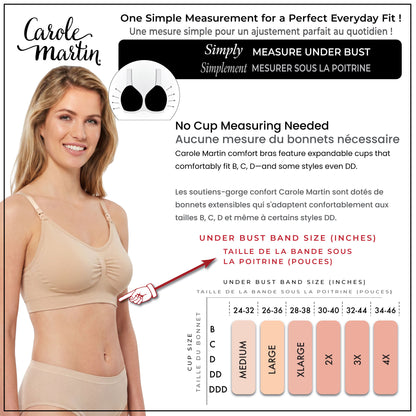 Wire-Free Padded Nursing Bra | Maternity by Carole Martin