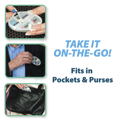 MediPro 7 Day Stackable Pill & Vitamin Organizer