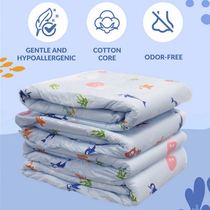 Maximum Absorbency Incontinence Adult Briefs - Under The Sea Print