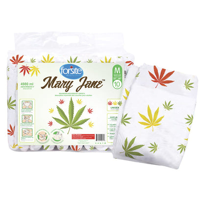 Maximum Absorbency Incontinence Adult Briefs - Mary Jane Design