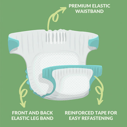 Maximum Absorbency Incontinence Adult Briefs - Mary Jane Design