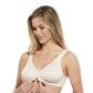 Carole Martin Front Adjustable Comfort Bra - Beige