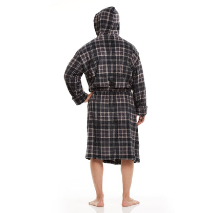 Men's Full Lenght Large Hooded Full Bath Robe