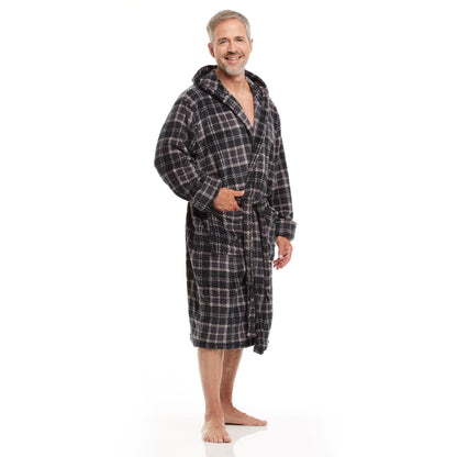 Men's Full Lenght Large Hooded Full Bath Robe