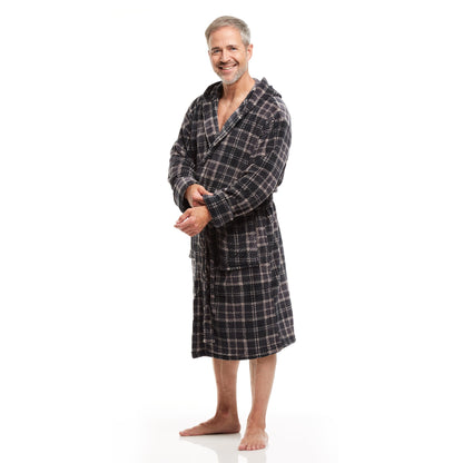 Men's Full Lenght Large Hooded Full Bath Robe