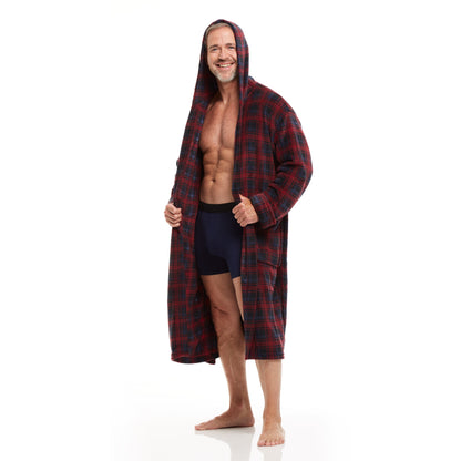 Men's Full Lenght Large Hooded Full Bath Robe
