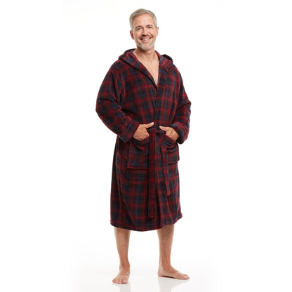 Men's Full Lenght Large Hooded Full Bath Robe