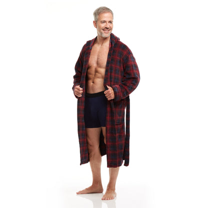 Men's Full Lenght Large Hooded Full Bath Robe