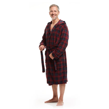 Men's Full Lenght Large Hooded Full Bath Robe
