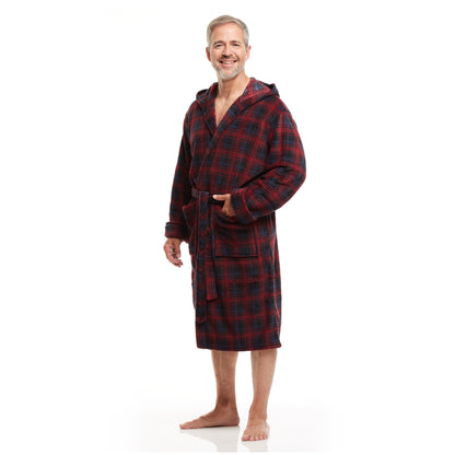 Men's Full Lenght Large Hooded Full Bath Robe