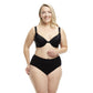 Plus Size Underwire Bra Front Closure Back Smoothing Seamless Cups