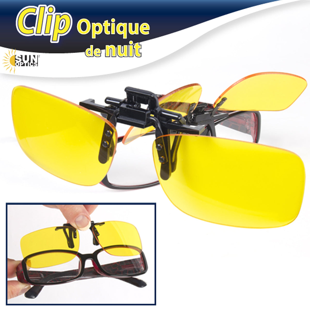Night Driving Glasses - Clip-On